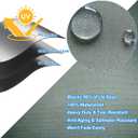 2026 Upgraded 2 Bow Bimini Top for Boat with Storage Boot & Mounting Hardware, 600D UV Protection Waterproof Cover, 1 Aluminum Frame Boat Canopy 63" L x 47"-55" W x 43" H for Jon Boat, Fishing Boat