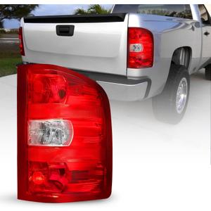 AUTOONE - For 2007-2013 Chevy Silverado Tail Light Assembly Factory OEM Taillights Compatible with Chevy Silverado 1500/ 2500HD | 3500HD, GMC Sierra 3500 HD, Passenger Side(RH) (Red)