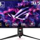 ASUS ROG Swift 32 4K OLED Gaming Monitor (PG32UCDM) - UHD (3840 x 2160), QD-OLED, 240Hz, 0.03ms, G-SYNC Compatible, Custom Heatsink, Graphene Film, 99% DCI-P3, True 10-bit, 90W USB-C