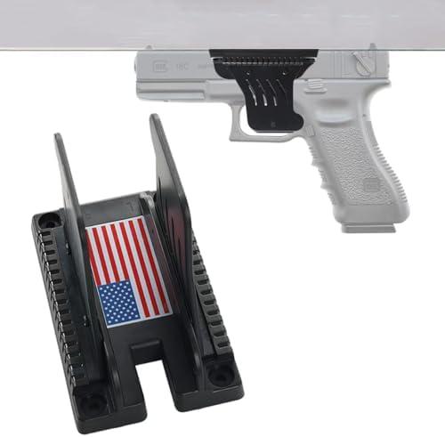 2 Gun Magnet Mount, Gun Magnet with Trigger Guard Protection, Magnetic Gun Mount for Car, Truck, Desks, Safes, Walls