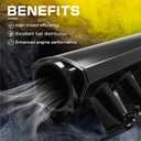 For LS LS1 LS2 LS6 Intake Manifold with Cathedral Port Compatible with Chevy 4.8 5.3 5.7 6.0 L (92MM Black)
