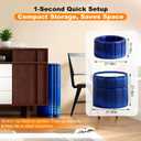 Portable Bathtub for Adult 27.5"x27.5" Collapsible Cold Plunge Bathtub Foldable No Installation Ice Bath Tub for Shower Stall, Bathroom Hot SPA Soaking Standing Tub