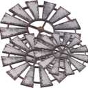ABOOFAN 3pcs Rustic Windmill Wall Art Vintage Farmhouse Wall Decor for Country Home for Living and Bedroom Decoration