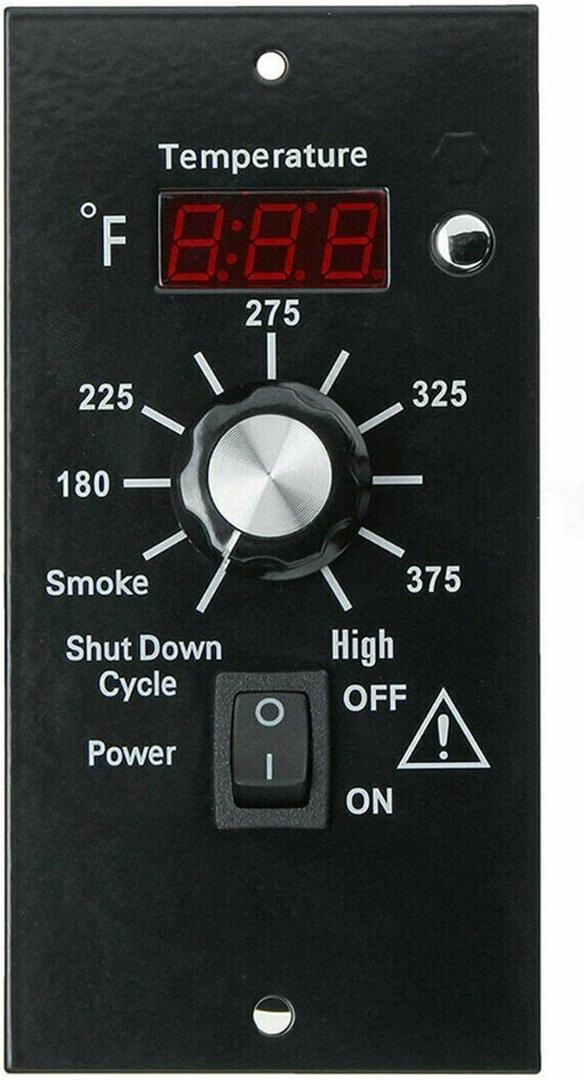 Digital Thermostat Kit for Traeger Wood Pellet Grills, Barbecue Grill Replacement Parts, Direct Igniter Temperature Full Control Panel for BBQ Pellet Stove w/Smoke
