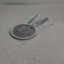 Electric Fly Swatter Racket, Mosiller 2 in 1 Smart Bug Zapper & Power Take Off Generators with USB Rechargeable Base, Powerful Mosquitoes Trap Lamp & Fly Killer for Home, Bedroom (Light Grey1 Pack)