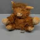 SuzziPals Heatable & Coolable Highland Cow Stuffed Animals Plushie, Microwavable Heating Pad for Soothing & Relaxation, Lavender Scented Cattle Plush Toys for Stress Relief, Stuffed Cow Gifts