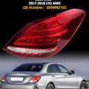 LED Tail Lights Compatible with Mercedes Benz W205 C300 2015 2016 2017 2018, Right Brake Turn Signal Taillight, W205 Passenger Side Taillamp Replacement