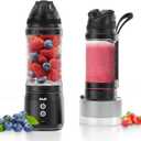 Mulli Portable Blender, 24oz Travel Blender for Shakes and Smoothies, USB Rechargeable Mixer with a Lid for Travel Gym