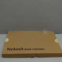 Nekmit Large Desk Calendar 2026 with Desk Protecting Pad, Runs from Jan 2026 - Jun 2027, Office Supplies 21" x 16 1/2" Desktop Calendar for Life Planning or Organizing (Black)