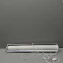 Grandekor No Drill Zebra Blinds for Windows,Cordless Zebra Shades Dual Layer, Pull Down Roller Shades Free-Stop,22" W x 72" H,Textured White,Easy to Install for Home, Office, Bedroom