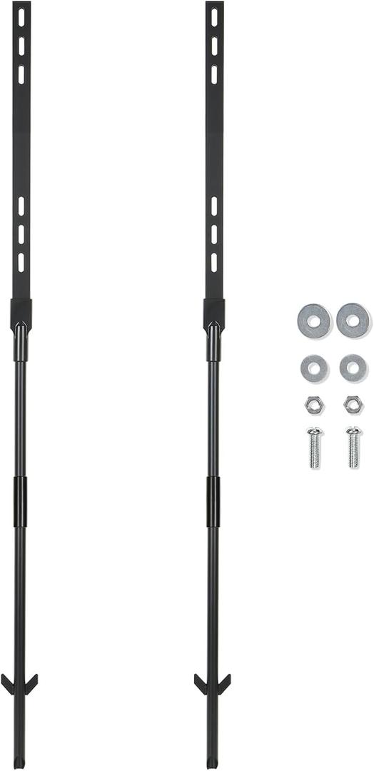 4ft 2 Pack Metal Stakes 48 Inch, Heavy Duty Metal Stake Yard Sign Holder, Durable Sign Stake Posts for Outside