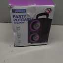 TPyesss Bluetooth Speakers, 80W(Peak) Wireless TWS Portable Bluetooth Speaker, Beat-Driven Lights, 100dB Loud Stereo Speaker with BassUp, Speakers with Subwoofer for Outdoor, Party, Camping (Deep Black)