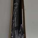 Adjustable Hanging Closet Rod, Heavy Duty Closet Rods for Hanging Clothes, Powder-Coated Black Metal Double Closet Bar, Space-Saving Closet Poles Extender for Clothing Organizer, 1 Pack