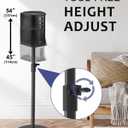 New Upgrade Height Adjustable Speaker Stand for Bose S1 Pro / S1 Pro Plus / S1 Pro+, Extends 45" to 54", Holds up to 20LBS, Heavy Duty Speakers Stands for Bose, Easy to Install, with Screws