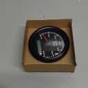 Tachometer Gauge 7 Color 0-6000 RPM Tacho Meter 85mm 3 3/8" for Auto Boat Marine Vehicle for 1-10 Cylinder Diesel and Gasoline EngineBlack