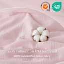 Pink Duvet Cover Queen Size, 100% Sandwashed Cotton Soft Queen Duvet Cover Set 3 Pieces with Zipper Clousre & Corner Buttons (Pink, Queen 90 x 90)