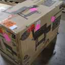 Char-Griller Grand Champ Charcoal Offset Grill and Smoker, Premium Heavy Duty Steel, Folding Front Shelf, Barrel Grill with Side Firebox, Black, Model 8250