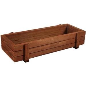 Mumusuki Wooden Planter Box, Rectangular Wooden Planter Box Pot Holder for Garden, Patio, Window, Home Decor, Wood Plant Stand for Indoor or Outdoor Gardening