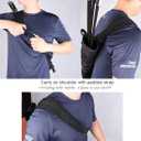 Archery Lightweight Back Arrow Quiver Dual Use Foldable Compact Hip Arrows Bag with Molle System Hanged for Target Shooting