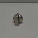 Funmit WB03X25796 Heavy Duty Burner Knob Exact Replacement for GE Range WB03T10326 (Stainless Steel)