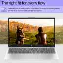 HP 15.6-inch Laptop, HD Touchscreen Display, AMD Ryzen 3 7320U, 8 GB RAM, 128 GB SSD, AMD Radeon Graphics, Windows 11 Home in S Mode, Natural Silver, 15- fc0099nr