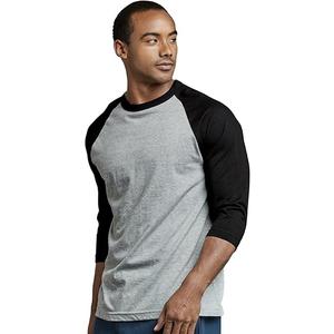 TOP PRO Men's 3/4 Sleeve Casual Raglan Jersey Baseball Tee Shirt 2XL
