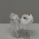 4Pcs Salt Pepper Shakers with Adjustable Outlet Holes, 10 oz Clear Glass Shaker Bottles, Salt Shakers for Kitchen, Spice Seasoning Cans for Kitchen Decor Home Restaurant BBQ Camping (300ML)