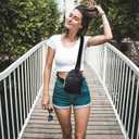 Small Crossbody Bags for Women, Sling Bag for Men, Cute Sling Backpack for Travel Hiking Running