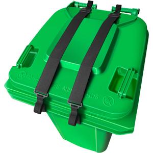 2 PCS Adjustable Double Claw Trash Can Lock Strap to Prevent Raccoons, Dogs, Mice and Other Small Animals From Rummaging, Garbage Can Lid Lock Keeps Lid Securely in Place in Strong Winds