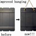 Flooreal Gothic Wall Art Home Decor Skeleton Picture Floral Sugar Skull Painting H16inch Black Dark Eclectic Wood Prints with Spooky Flower Aesthetic Vintage Style Artwork Plaque for House 1pc (15.7"L x 11.8"W)