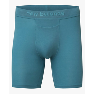 New Balance Men's Modal 6" Inseam Boxer Brief Underwear, Dark Blue, S