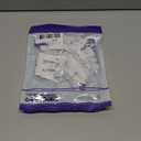 VCE UL Listed 25-Pack RJ45 CAT6 Keystone Coupler Female to Female Insert Coupler, UTP CAT6 Keystone Inline Coupler White