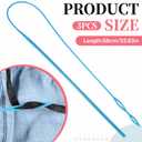 4 x 3Pcs 23In Flexible Drawstring Threader Tool Plastic Quick & Easy Drawstring Replacement Tool for Jackets, Sweatpants, Shorts Hoodies