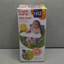 Bright Starts Pop 'N Sit Portable Booster, Indoor/Outdoor Use, Floor Seat with Feeding Tray, Grey, 6 Mos - 3 Yrs (Gray 2)