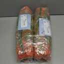 2 x Alupssuc 24 Bundles Artificial Fall Mums Flowers for Outdoors Decoration, UV Resistant Silk Violet and Faux Eucalyptus Autumn Fake Plants for Outside Indoor Yard Home Patio Porch Decor, Fall Red