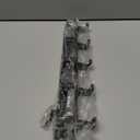 Coat Rack Wall Mount, Metal Coat Hanger with 5 Hooks, Heavy Duty, Black, 2 Pcs