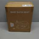 Baby Bath Seat for Babies 6 Months & Up - Bathtub Seats for Babies Sitting Up with Rinse Cup, Non-Slip, Comfortable, Infant Bath Essentials (Grey)