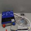 Tankless Electric Hot Water Heater,4500W 110V Instant Water Heater On Demand Bath Shower with LED Screen Display for Bathroom,Bathtub,RV,Whole House,Shower,w/Overheating Protection (Blue)