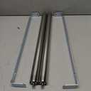 Therwen Boat Trailer Rollers with Brackets, 21'' Long, Silver, Pack of 2