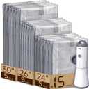 Vacuum Bags for Travel with Rechargeable Air Pump, Carry-on Size Compression Packing Bags for Luggage and Suitcase, Space Saver for Clothes and Clothing 15 Combo Travel Size