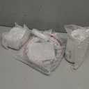 Nitial 4 Pcs Christmas Cookies for Santa Plate Set Message Santa Milk Jar Reindeer Treat Bowl Chalk Xmas Dinnerware Set for Christmas Eve Gift Holiday