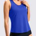 G Gradual Tankini Tops for Women High Neck Swim Top Racerback Bathing Suit Tops Modest Swimsuits Tank Top Only No Bottom(Royal Blue,XL) (Blue, XL)