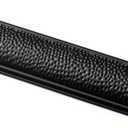 Goo-Ki 6 Pack 7 9/16 Inch Matte Black Cabinet Cup Pulls  Hammered Texture with Curved Edges, Elegant Drawer Bin Handle for Kitchen & Furniture