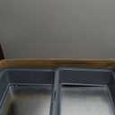 2PACK Stainless Steel Cat Litter Box with Lid, High-Sided Metal Litter Pan for Small Cats, Kitty Litter Box, Non-Stick & Odor-Resistant, Anti-Urine Leakage, Easy to Clean, Scoop Included (Dark Grey)