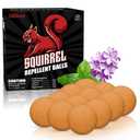 Squirrel Repellent Ball, Squirrel Repellent Outdoor for Outdoor & Indoor Use, Chipmunk Repellent, Keep Squirrels Out of Garden, Safe for Plants, Pets and Family, Squirrel Repellent Balls 12 Pack