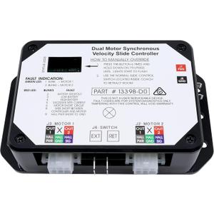 HiSport Upgraded 13398-DO Dual Synchronous Velocity Slide Controller Replacement for Controller V-Sync ual Drive Motor II Compatible with Lippert in-Wall Slide-Out on RV