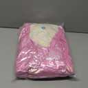 Cutemile 5-12 Years Girls Winter Long Fleece Coat Parka Metallic Puffer Jacket Outwear with Hooded