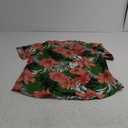 MYHALF Women Hawaiian Shirt Soft Cool Summer Hawaii Shirts Floral Tropic Print V Neck T-Shirt Short Sleeve Button Up Tops (Large)