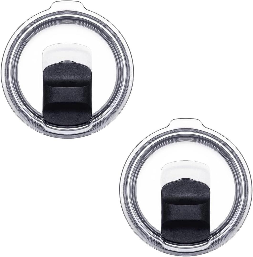 30 Oz Tumbler Lid Replacement for Yeti Magslider Lids, Universal Coffee Cup 30 Oz - BPA Free, Spill Proof, 2 Pcs
