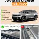 360lbs Roof Rack Cross Bars Compatible with 2011-2021 Jeep Grand Cherokee